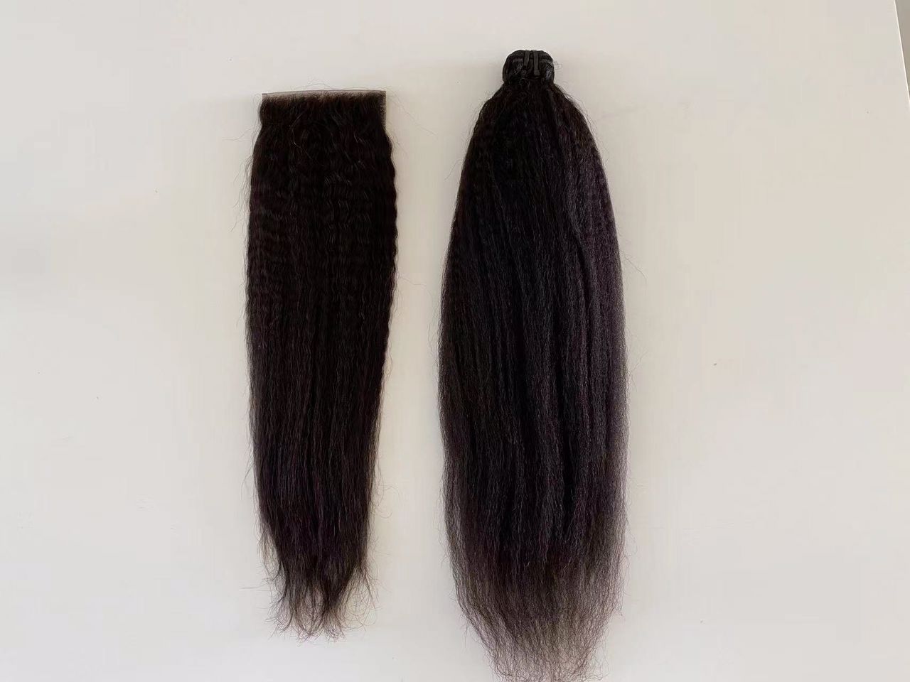 5x5 Closure Kinky Straight