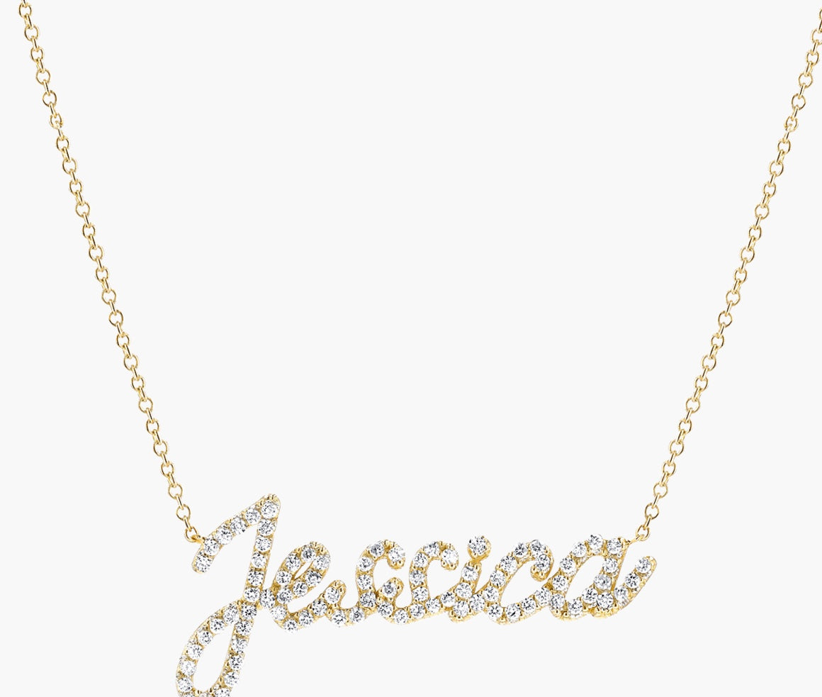 18K Gold Plated I AM Custom Necklace